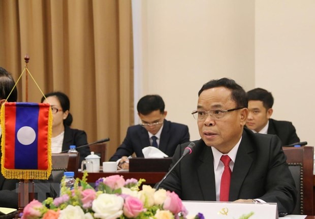 Tổng Bí thư, Chủ tịch Lào tiếp Đoàn Văn phòng TW Đảng CS Việt Nam ảnh 3