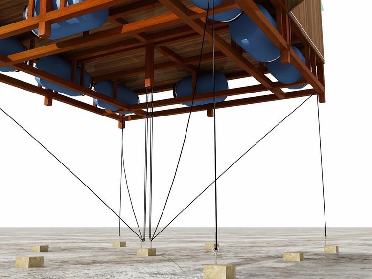 Nhà phao - 'vị thần' cứu cánh cho người dân vùng lũ ảnh 4