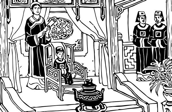 Vị vua vẽ chân dung ông đặt cạnh ngai vàng là ai?