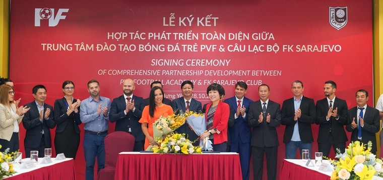 PVF và CLB FK Sarajevo ký thỏa thuận hợp tác phát triển toàn diện ảnh 1