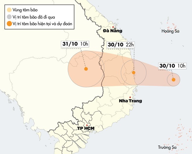 Bão số 5 Matmo giật cấp 12 trước khi đổ bộ Quảng Ngãi - Khánh Hòa ảnh 1