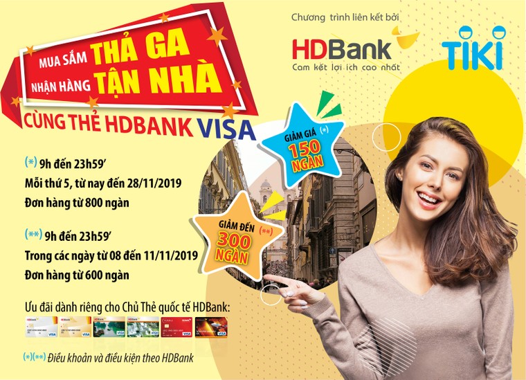Chủ thẻ HDBank được ưu đãi lên đến 30% khi mua sắm cuối năm ảnh 1