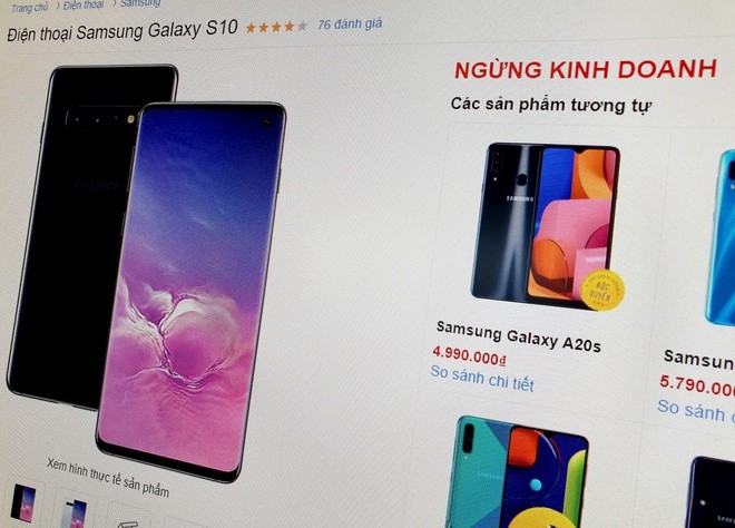 Galaxy S10 ngừng bán tại nhiều hệ thống sau một năm lên kệ ảnh 1