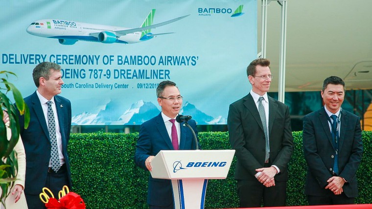 Bamboo Airways nhận bàn giao máy bay Boeing 787-9 Dreamliner ảnh 1