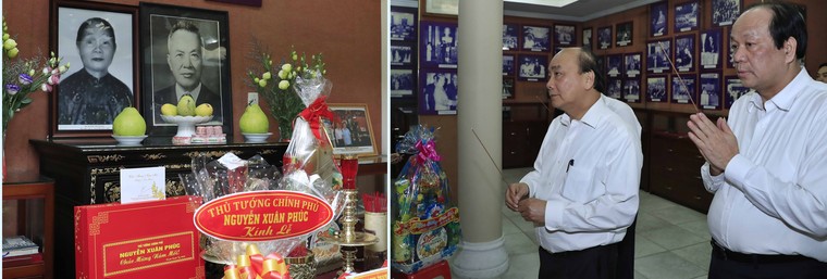 Thủ tướng dâng hương các đồng chí nguyên lãnh đạo Đảng, Nhà nước, Chính phủ đã từ trần ảnh 1