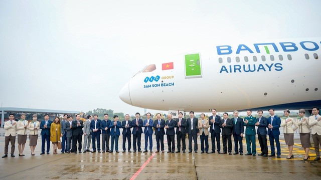Chiêm ngưỡng máy bay thân rộng Boeing 787-9 Dreamliner tiếp theo mang tên 'Sam Son Beach' của Bamboo Airways ảnh 6