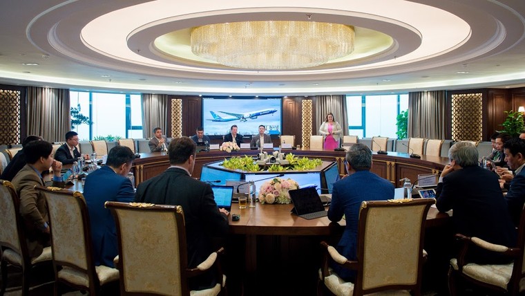 Hãng máy bay Boeing giới thiệu Bamboo Airways dòng máy bay mới Boeing 777-X ảnh 1