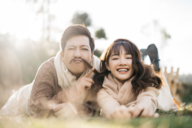 Những khoảnh khắc ngọt ngào, tình tứ của Trường Giang - Nhã Phương trong bộ ảnh ngày Valentine ảnh 6