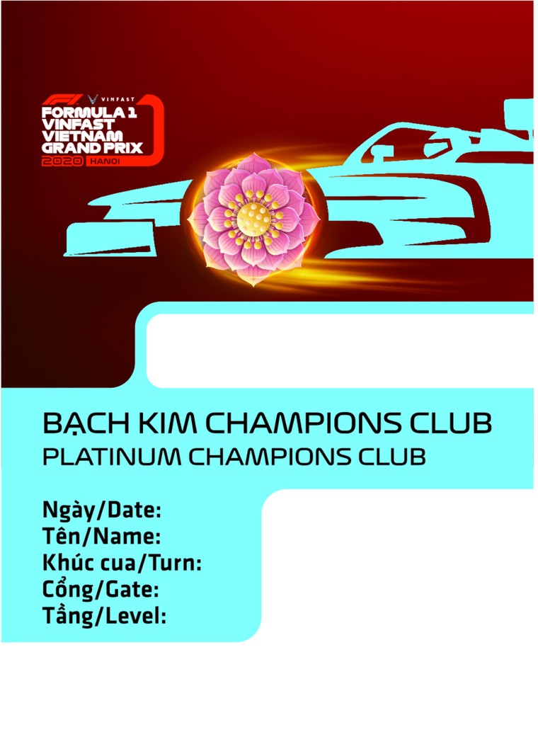 Những chiếc vé mang sứ mệnh lịch sử tại chặng đua F1 tại Việt Nam ảnh 4