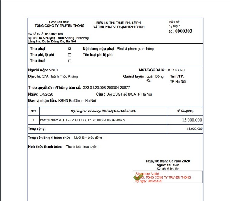 Thí điểm nộp phạt trực tuyến vi phạm giao thông tại 5 tỉnh, thành phố ảnh 2
