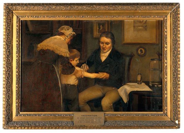 Người đầu tiên được ông cấy vaccine vào cánh tay là ai?