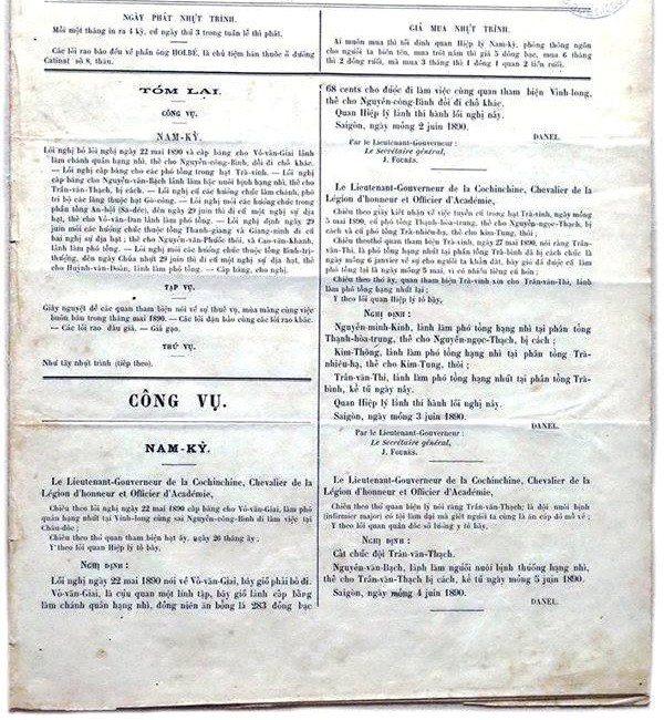 Tờ báo quốc ngữ đầu tiên ở nước ta là tờ nào?