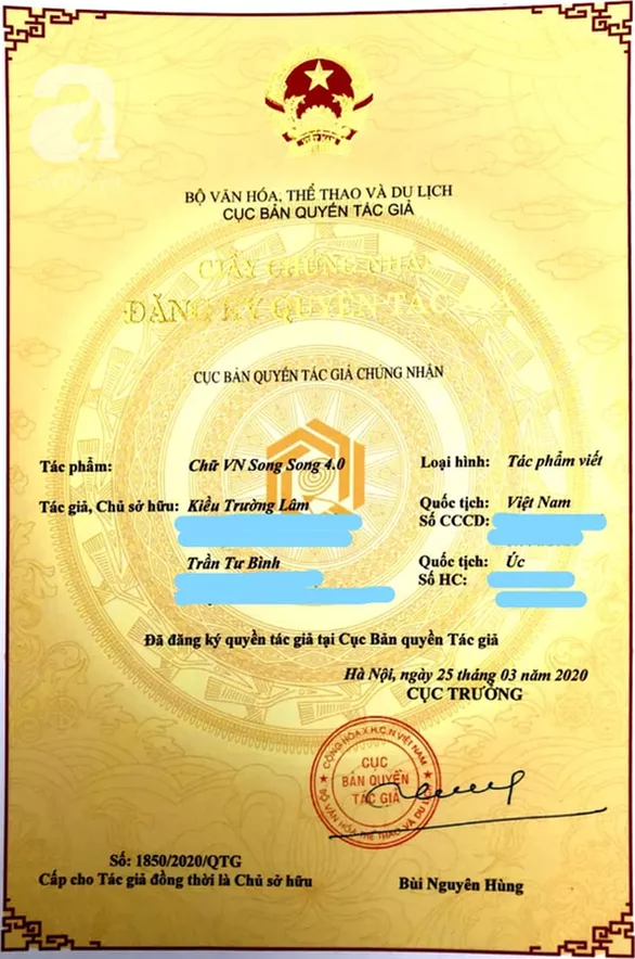 Nhiều tranh cãi quanh việc chữ viết Tiếng Việt không dấu được công nhận bản quyền ảnh 1