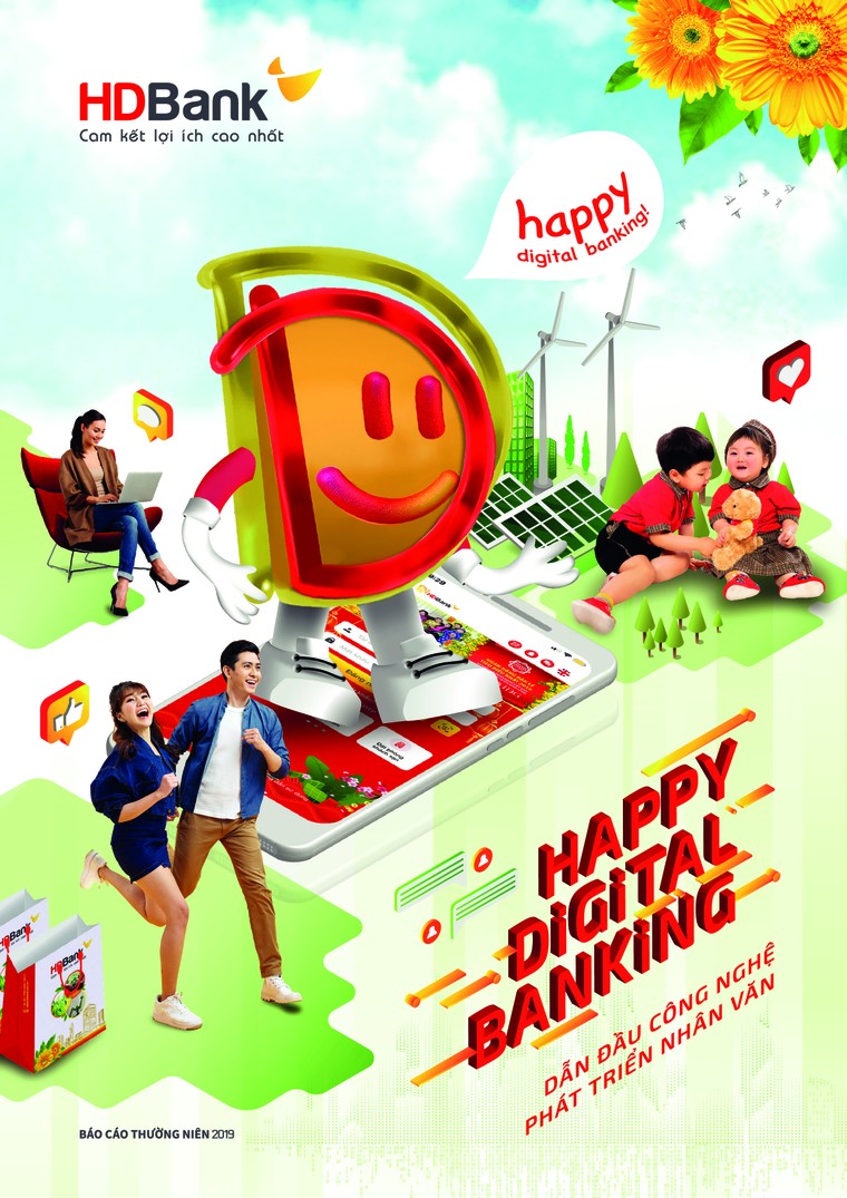 Báo cáo thường niên 2019, HDBank định hướng phát triển 'Happy Digital Bank' ảnh 1