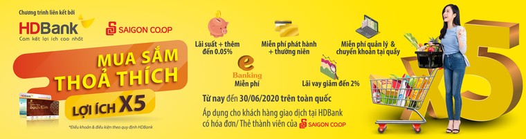 'Giao dịch nhanh - Lợi ích mạnh', hưởng 5 ưu đãi mua sắm lớn tại HDBank ảnh 1