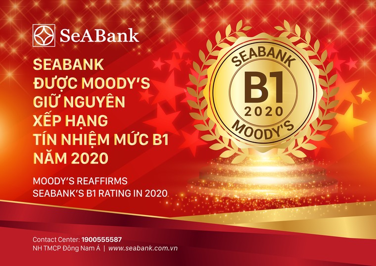 SeABank được Moody’s giữ nguyên xếp hạng tín nhiệm B1 ảnh 1
