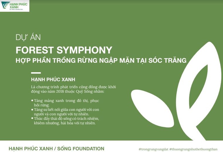 ‘Hạnh Phúc Xanh’ kêu gọi cộng đồng cùng chung tay trồng rừng ngập mặn tại Sóc Trăng ảnh 1