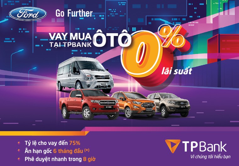 Mua xe Ford, vay TPBank để hưởng ưu đãi tốt nhất ảnh 1