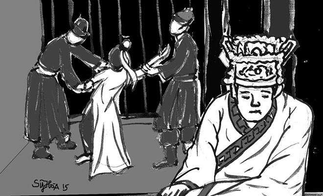 Bà là con gái của vị vua nào sau đây?