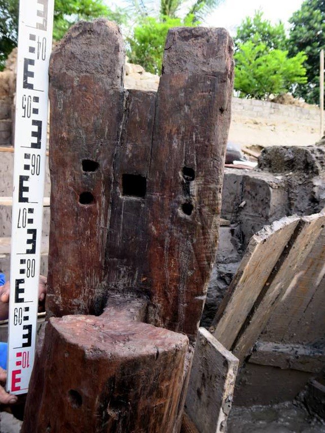 37 cọc gỗ được phát hiện dự đoán là cọc Bạch Đằng thời Trần ảnh 5