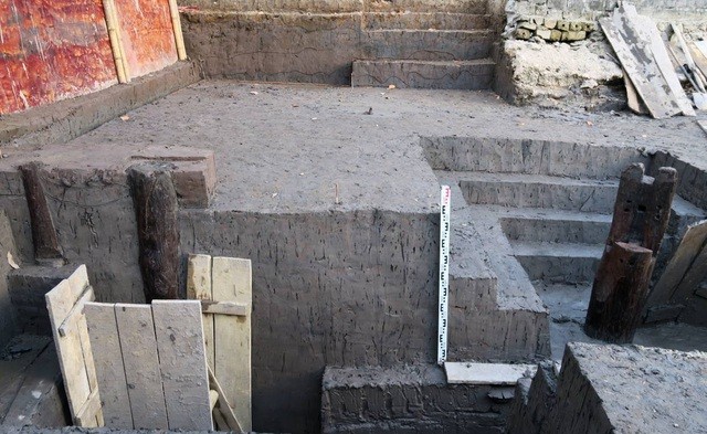 37 cọc gỗ được phát hiện dự đoán là cọc Bạch Đằng thời Trần ảnh 2