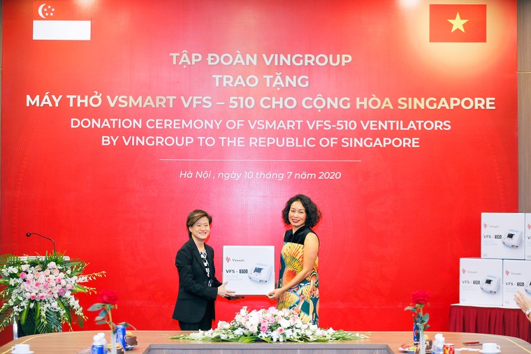 Vingroup trao tặng 1.000 máy thở cho Nga, Ucraina và Singapore ảnh 1