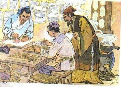 Làng quê nào được ông truyền lại nghề in khắc?