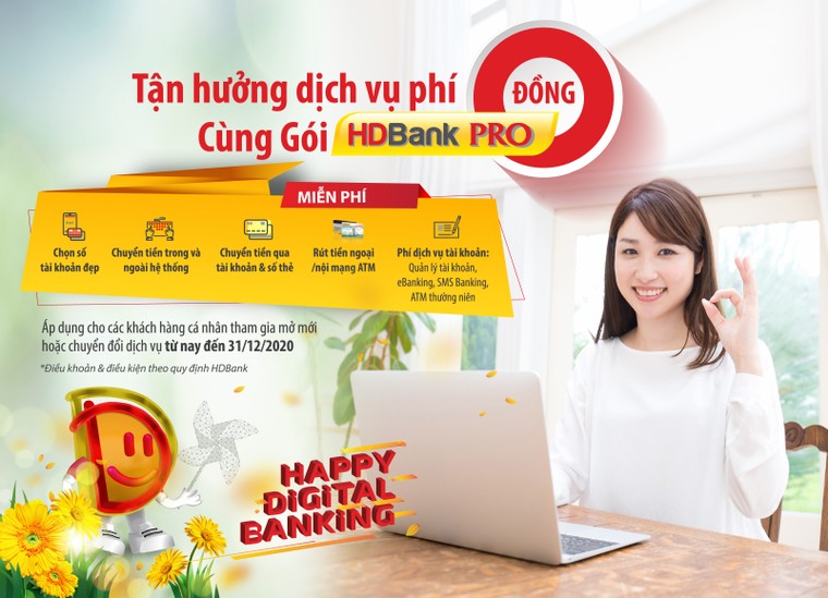 HDBank thúc đẩy thanh toán không tiền mặt, triển khai miễn giảm nhiều loại phí ảnh 1