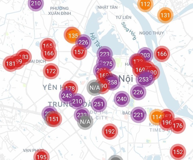 Ô nhiễm không khí ở Hà Nội lại vượt lên mức nguy hại ảnh 1