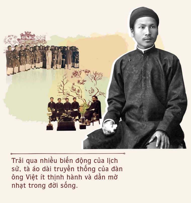 Áo dài ngũ thân nam truyền thống - Di sản bị lãng quên ảnh 2