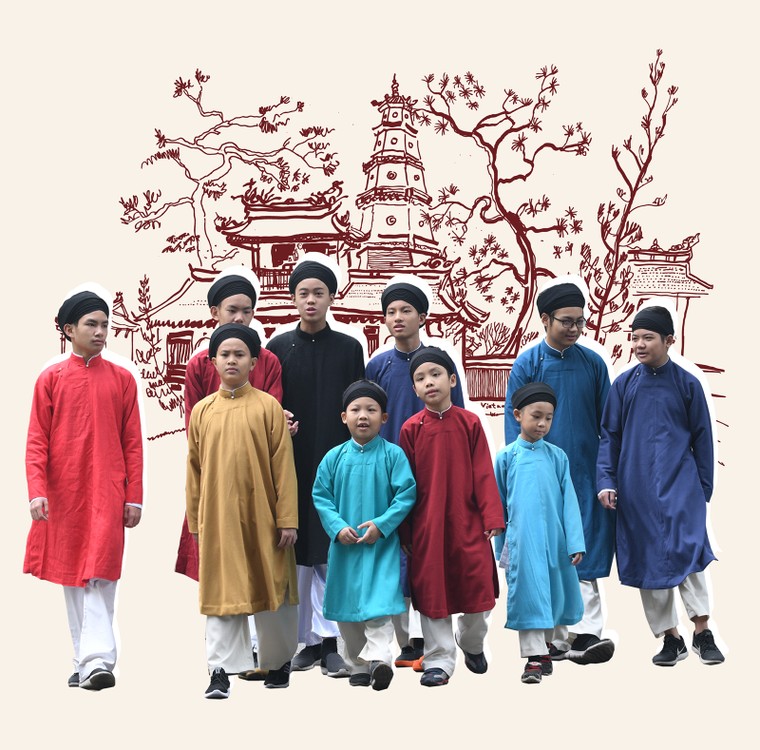 Áo dài ngũ thân nam truyền thống - Di sản bị lãng quên ảnh 7