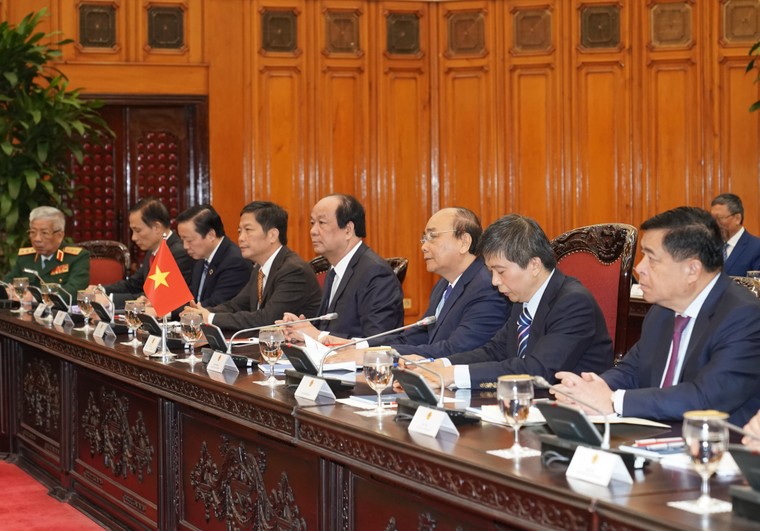 Lễ đón chính thức thủ tướng Nhật Bản thăm chính thức Việt Nam ảnh 11