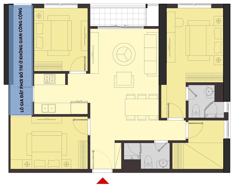 Xê dịch trong kiến tạo không gian sống: Tiêu chuẩn mới của căn hộ chung cư ảnh 3