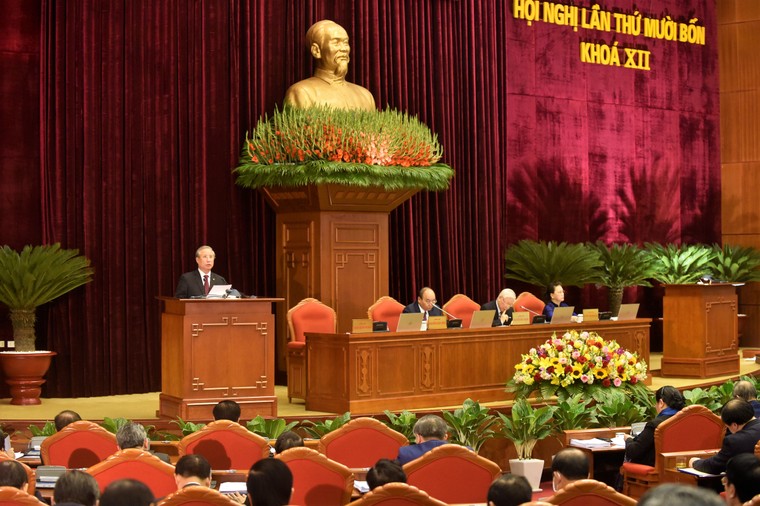 Chùm ảnh: Trọng thể khai mạc Hội nghị Trung ương 14 ảnh 10