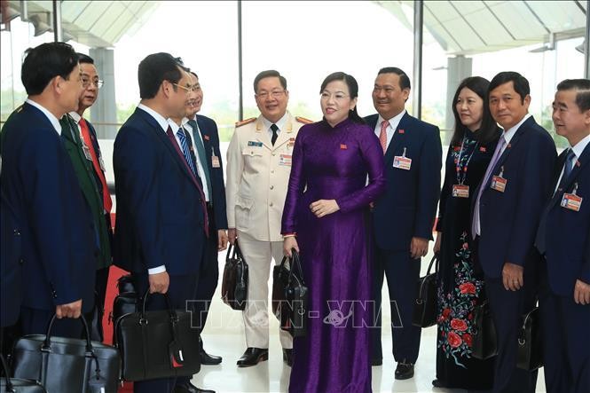 Chiều 27/1, đại biểu tiếp tục thảo luận về văn kiện đại hội tại hội trường ảnh 10