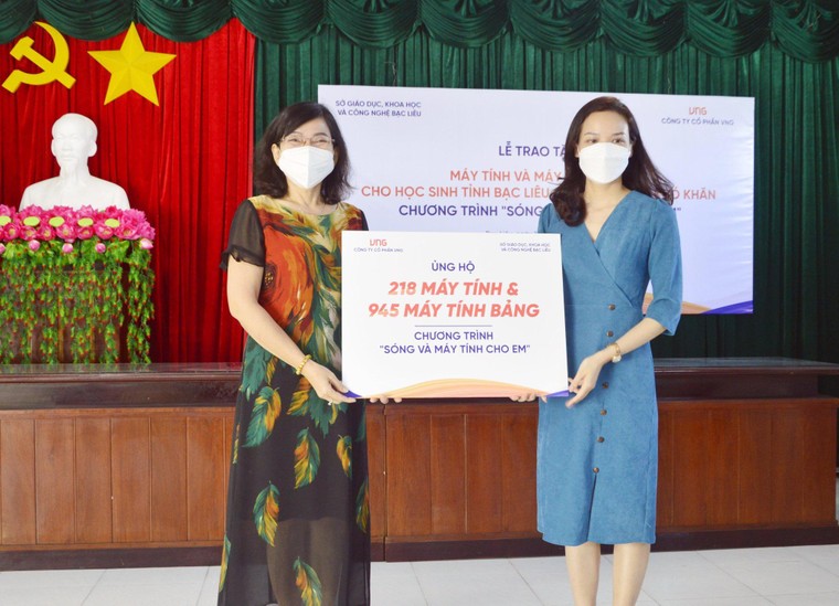 VNG trao tặng 4000 máy tính cho học sinh khó khăn 3 tỉnh miền Tây ảnh 2