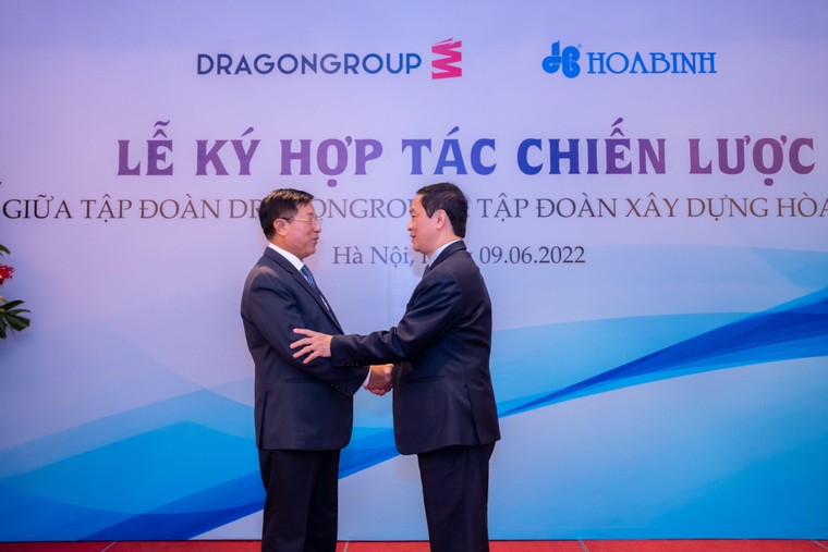 Tập đoàn Xây dựng Hòa Bình và Tập đoàn DragonGroup kí kết hợp tác chiến lược ảnh 2