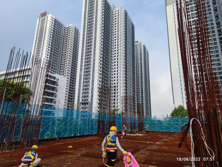 Đẩy nhanh tiến độ thi công khu văn phòng - dịch vụ tại Dự án 136 Hồ Tùng Mậu ảnh 1