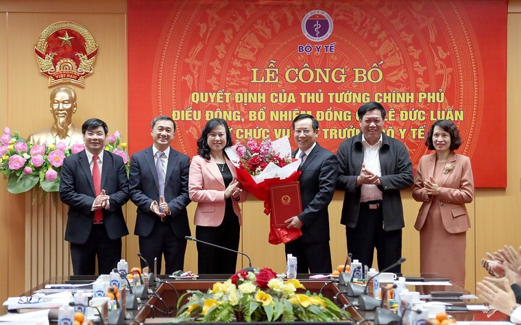 Công bố quyết định bổ nhiệm ông Lê Đức Luận làm Thứ trưởng Bộ Y tế ảnh 1