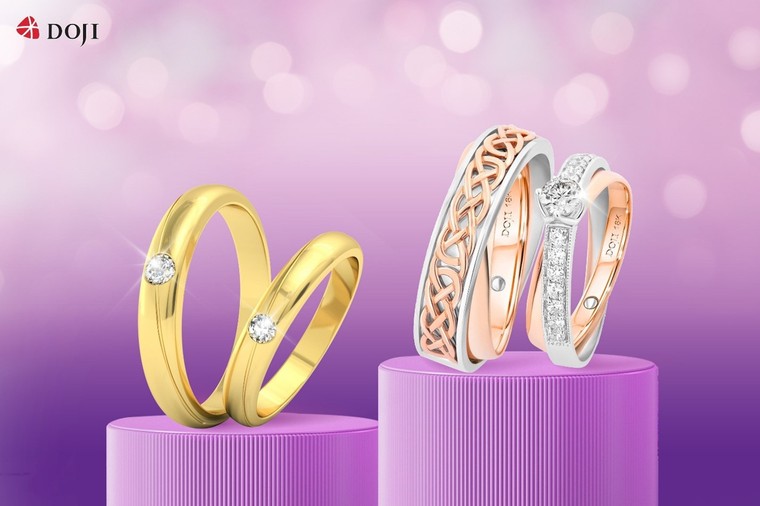Mừng ngày chung đôi - quà tặng nhân đôi cùng trang sức cưới DOJI ảnh 4