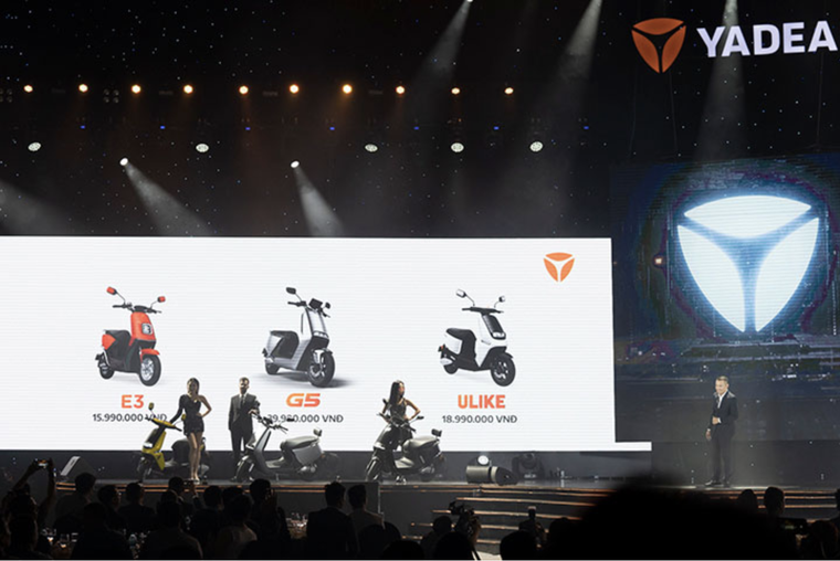 Hãng xe điện Trung Quốc Yadea ra mắt thị trường Việt Nam với 3 sản phẩm mới ảnh 1
