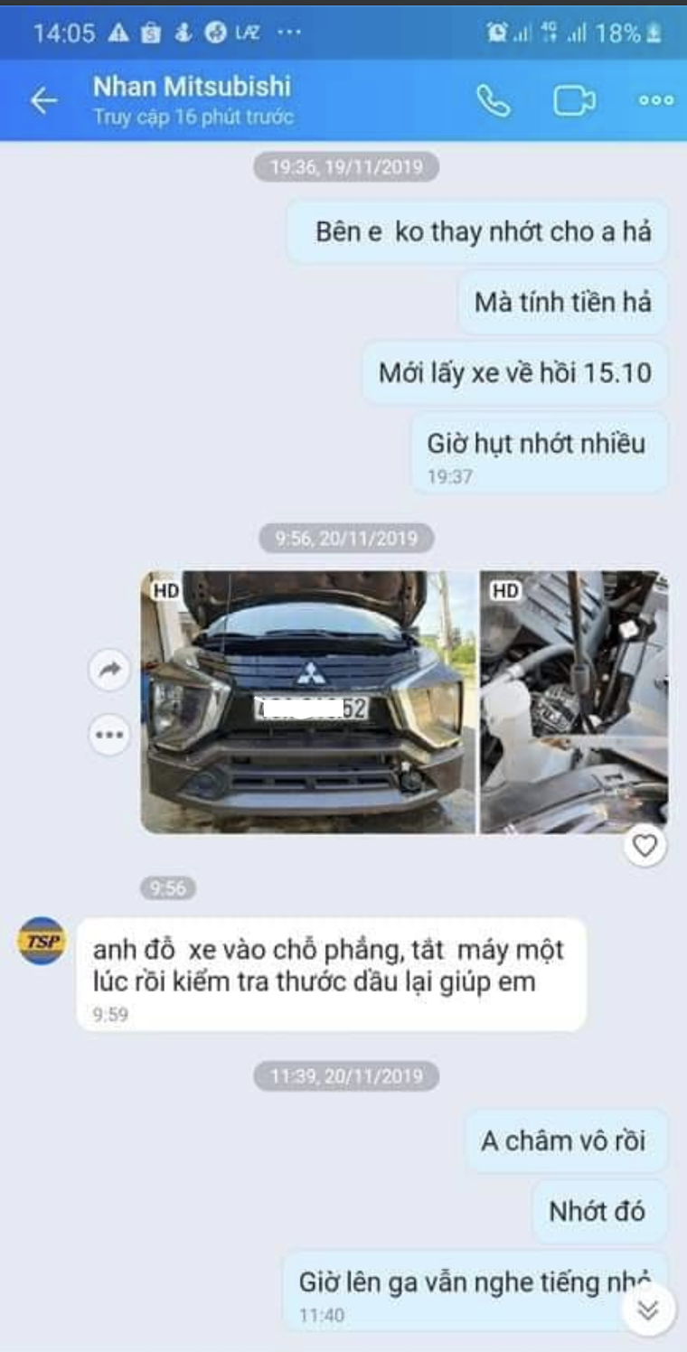 Mitsubishi Xpander mới chạy 10.000km đã lỗi động cơ ảnh 2