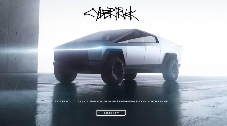 Xe bán tải của Tesla - Cybertruck đã cho đặt trước ảnh 1