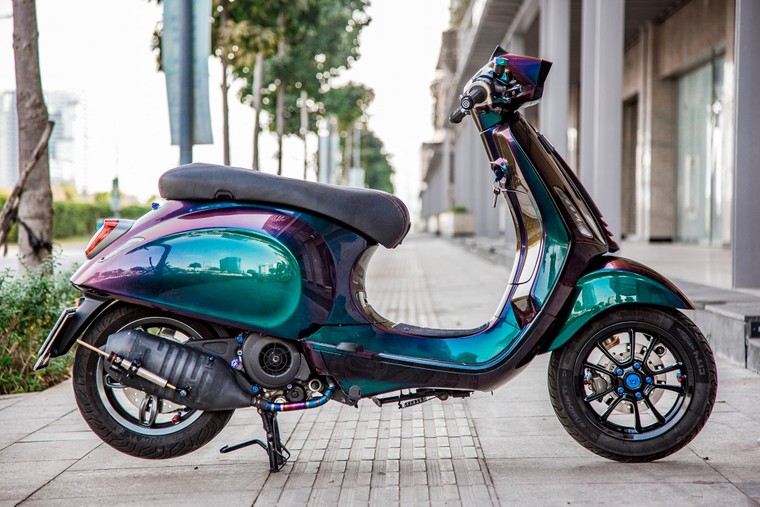 Xem dân chơi Vespa Việt Nam độ xe chơi tết ảnh 1