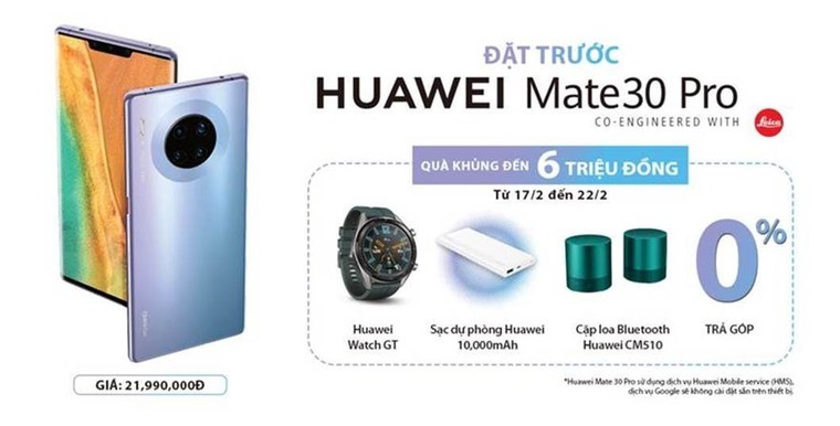 Huawei Mate 30 pro chính thức được phân phối tại Việt Nam ảnh 2