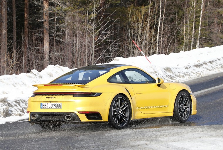 Porsche 911 Turbo S 2021 lộ ảnh thật cả 2 phiên bản Coupe và Convertible ảnh 4