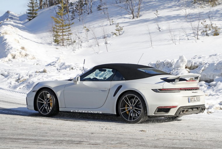 Porsche 911 Turbo S 2021 lộ ảnh thật cả 2 phiên bản Coupe và Convertible ảnh 10