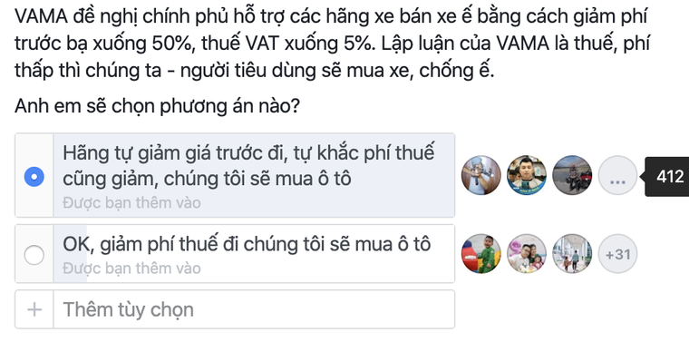 Đa số người tiêu dùng Việt không đồng tình với đề xuất giảm phí, thuế để kích cầu của VAMA ảnh 2