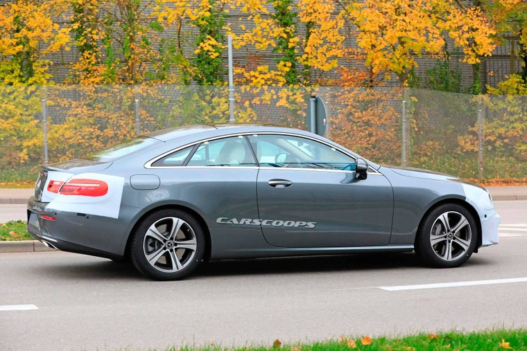 Mercedes E-Class facelifted Coupe và mui trần lộ diện ảnh 3