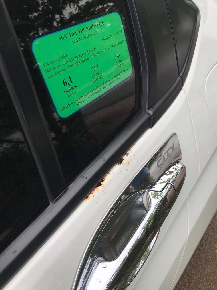 Honda City 2017 bị người dùng tố rỉ sét nghiêm trọng sau chưa đầy 3 năm ảnh 1